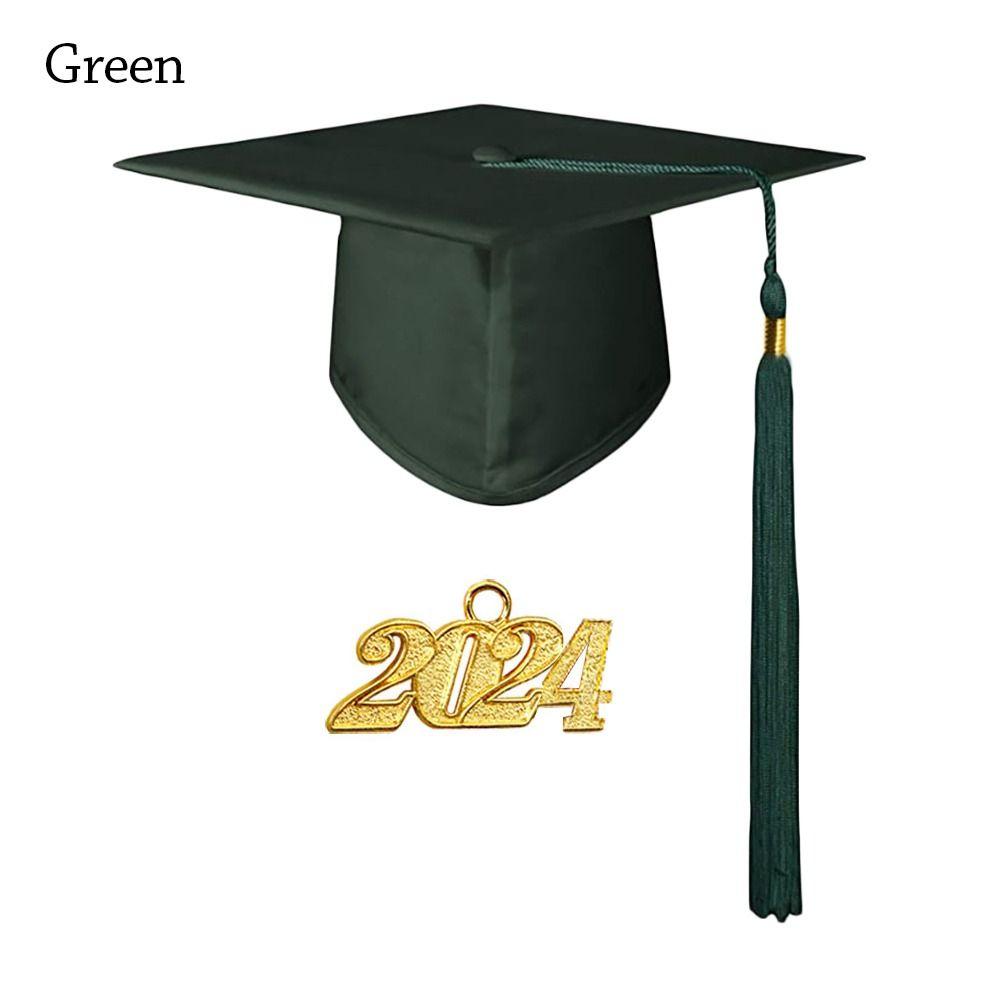 Церемония вручения диплома Выпускная шляпа Поздравления для выпускных вечеринок Унисекс Кепка из миномета