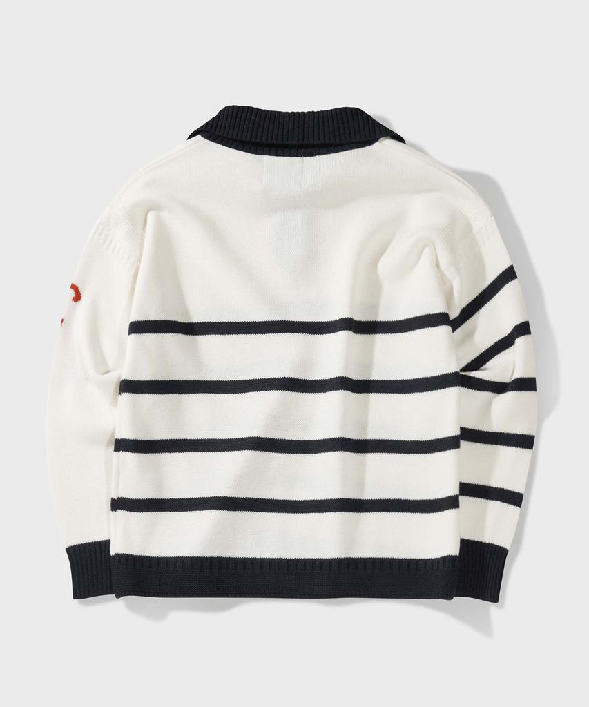 FFEFF STUDIO Venezia Wool Zip-Up Knit (Ivory)