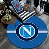 SSC Napoli,Round Area Rug,Carpet Rug for Living Room Bedroom Sofa Playroom Decor,Non-slip Floor Mat