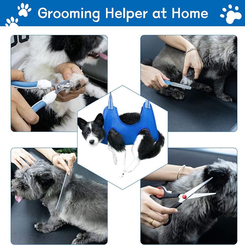 Cat Grooming Hammock Nail Cutting Anti Scratch Bite Fixed Bag Puppy Trimming Restraint Bag Pet Beauty Hanging Pet Supplies