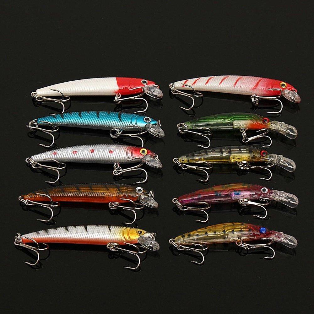 Набор приманок zmart из 56 миксов воблер almighty crankbait swing bit minnow cock spinner