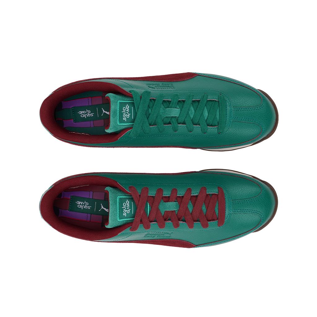 Игра в кальмара x Puma Easy Rider 2 Спортивный костюм Унисекс Кроссовки Зеленый Интенсивно-красный Темно-сосновый 399431-01