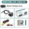 GreenYi AHD 1080P Автомобильная камера заднего вида, 360 градусов Регулируемый объектив «рыбий глаз» Ночное видение Водонепроницаемая камера переднего/заднего вида