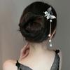 Crystal Butterfly Ancient Style Tassel Hairpin