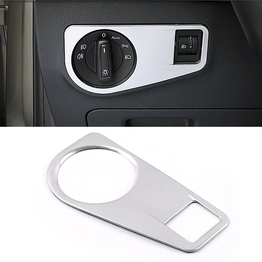 Для Volkswagen VW Tiguan MK2 2017-аксессуары для интерьера из нержавеющей стали, центральная консоль, матовое серебро, украшение