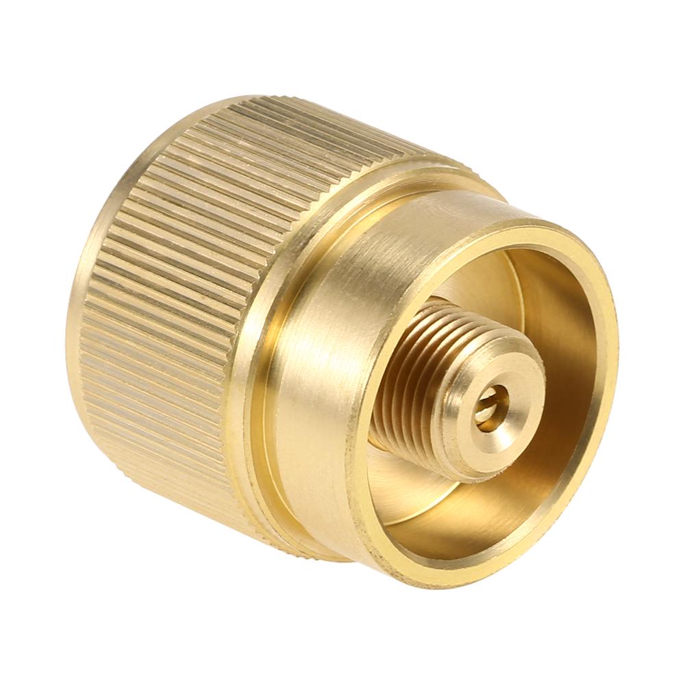 Propane Fuel Tank Adapter Lindal Valve Output Camping Stove Tank Convert  Gas Tank Adapter 1 LB Cylinder Input