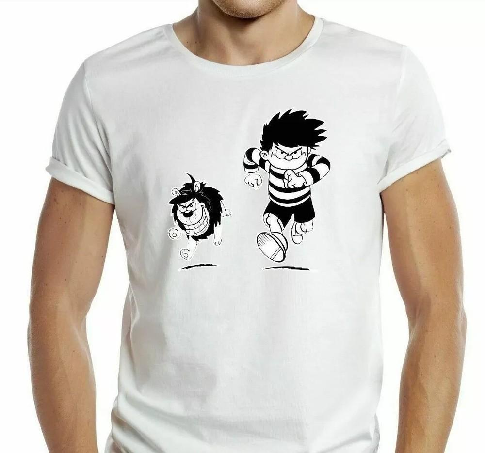Dennis the menace T-SHIRT T-Shirt Retro Cool Gift Tee Cartoon Comic Book 80s UK Unisex T-Shirt