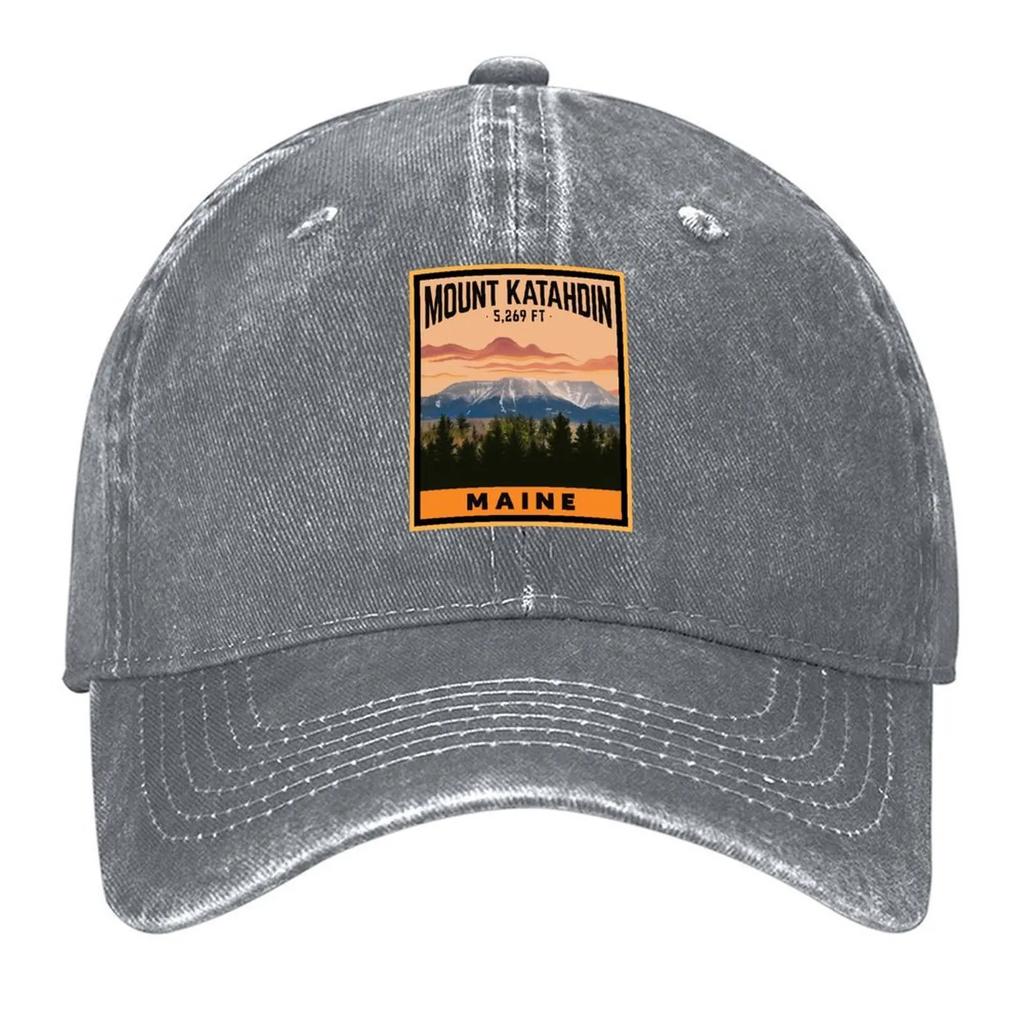 Mount Katahdin Maine Baseball Cap Uv Protection Solar Hat Rugby Hat Unisex Luxury F Trucker Hats For Unisex Womens