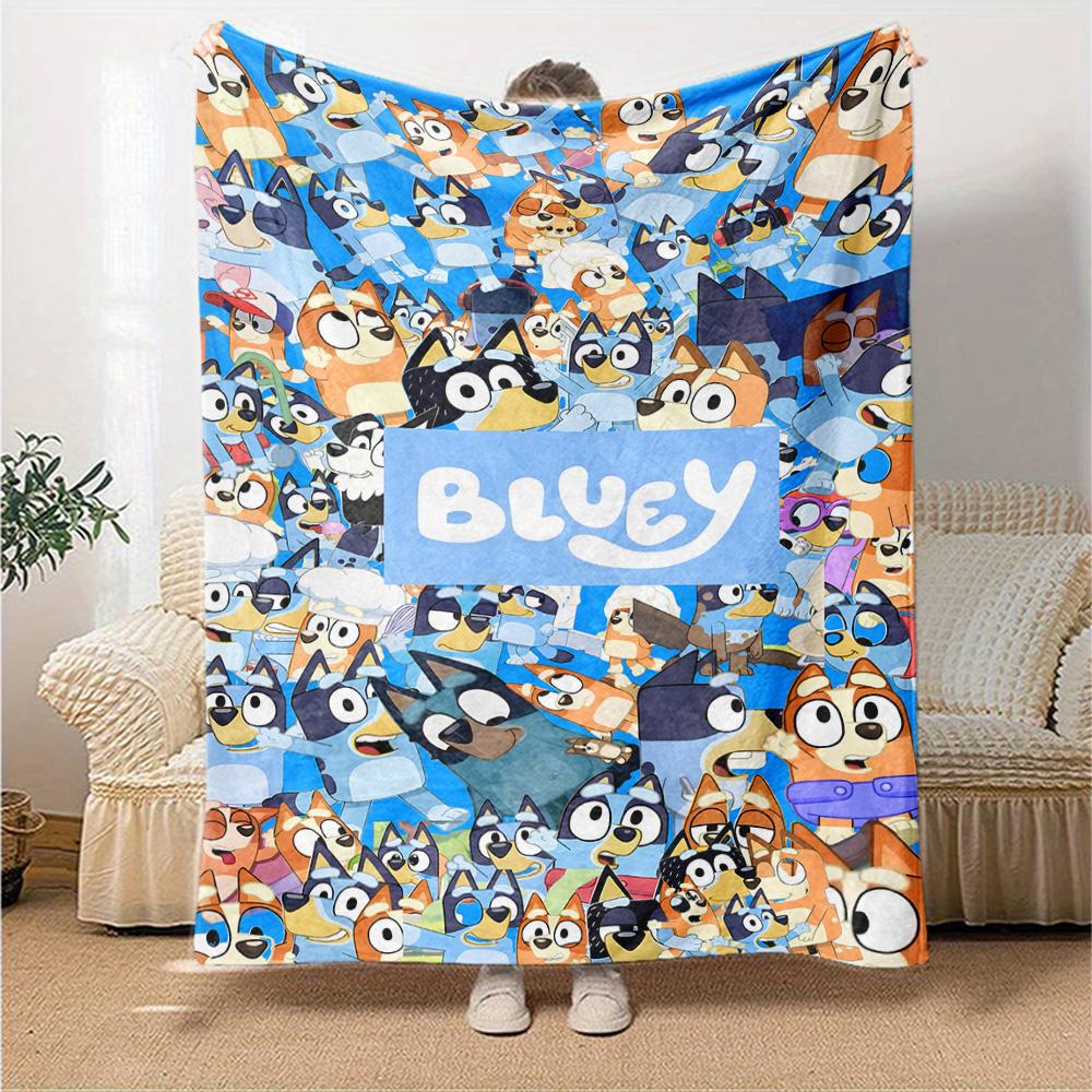 Bluey Blanket Comfortable Suitable for Chair Office Picnics All-Season Use Modern Gifts For Family Or Friends