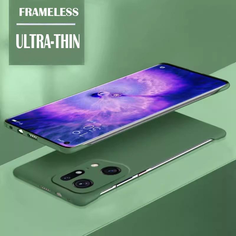 Твердый чехол-накладка из ПК цвета конфет без рамки для Oppo Find X6 pro X7 Ultra x6pro Противоударные ультратонкие чехлы