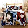 Аниме Steins Gate Kurisu Makise Комплект постельного белья для мальчиков и девочек Twin Queen Size Пододеяльник Наволочка Детская кровать Взрослый Домашний Текстиль