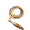 Temple Mutton Fat White Jade Bodhi Root 108 Beads Unisex Bracelet Necklace Pendant Buddhist Beads