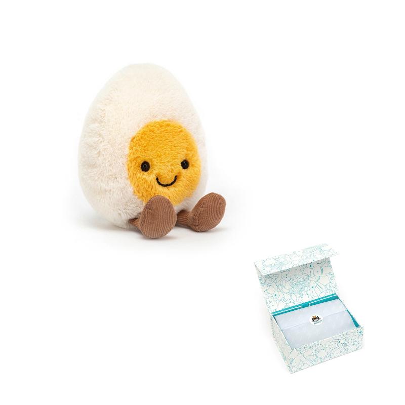 JELLYCAT Пасхальное вареное яйцо Успокаивающая кукла Плюшевая фигурка Высота 14см/23см/28см