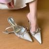 The Daughter On The Run Is Gentle And Extravagant, Satin Bow Sandals, Women'S Thin Heels, High Heels, Women'S Sandals.