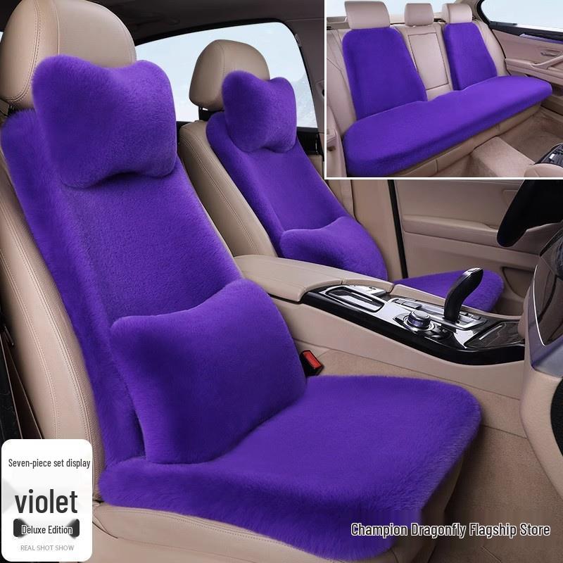 Плюшевая зимняя подушка на сиденье автомобиля для Volkswagen Jetta, Bora, Lavida, Sagitar, Santana, Passat