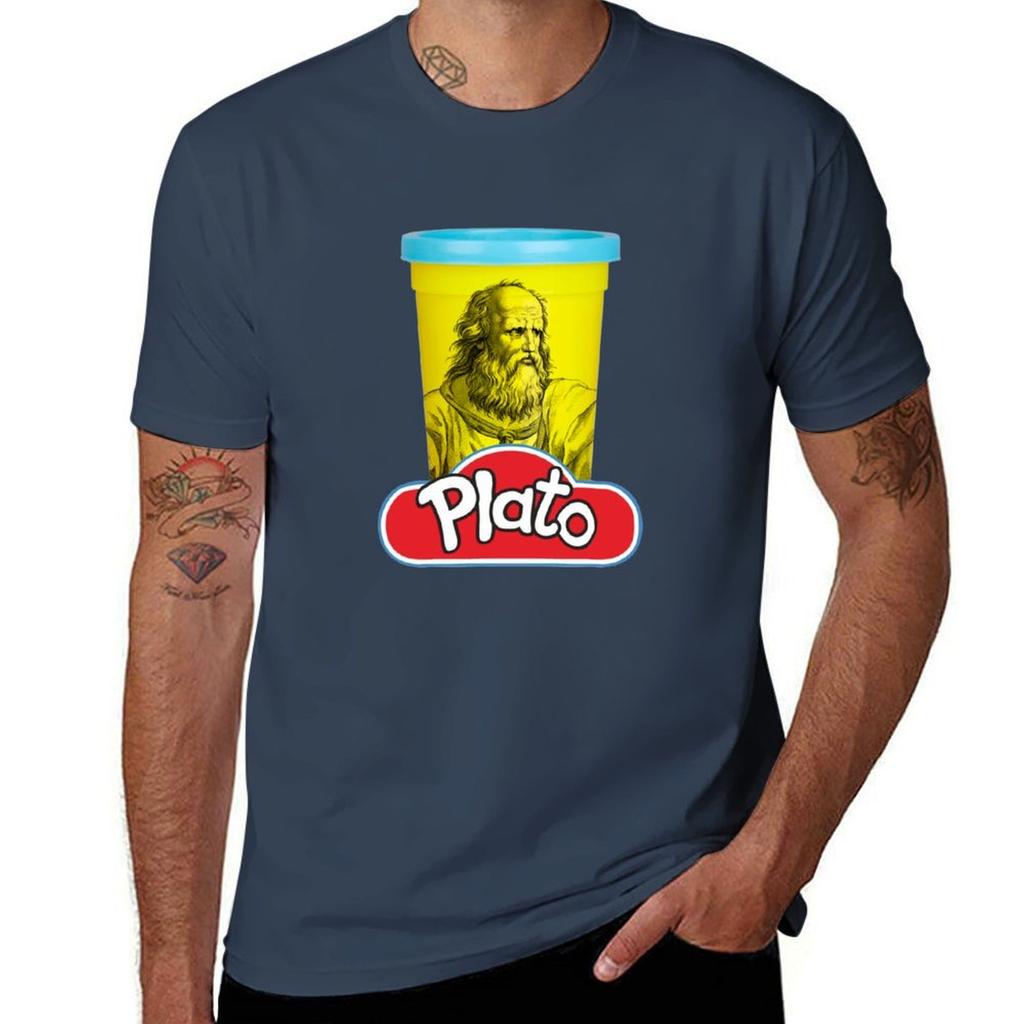 Plato Play Doh Philosophy Pun Tshirt Plus Size Comfort Fit Tee