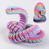 1 Set 3D Printed Snake Egg Figurine Movable Joints Snake Eggshell Figure Fidget Toy Snake Egg with Articulated