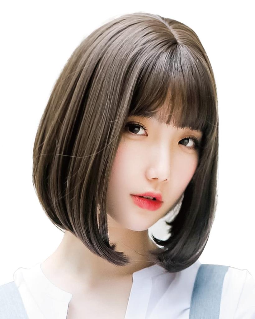 TefuRe Wig Short Bob Wig Small Face Wig D-3079LATTE