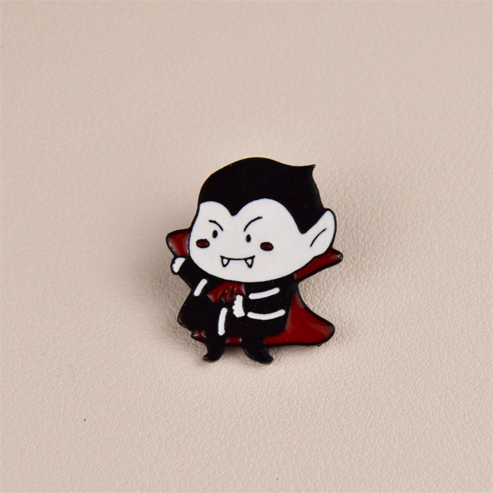 Капающее масло Милый призрак Эмаль Брошь Эмаль Хэллоуин Лацкан Сладкая тыква Металлический значок Ежедневно
