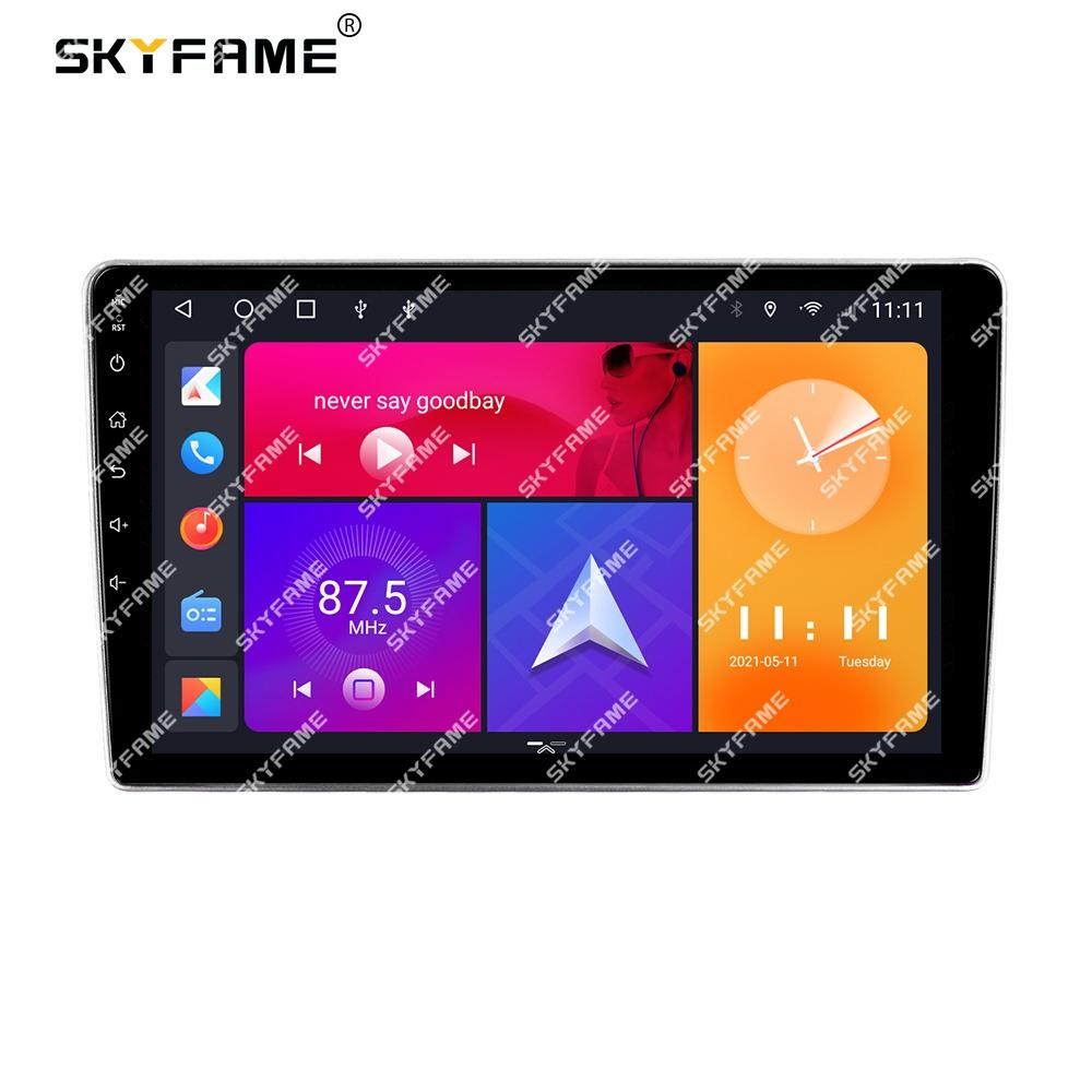 SKYFAME Car Frame Fascia Adapter Canbus Box Decoder Android Radio Dash Fitting Panel Kit For Fiat Scudo Peugeot Expert Partner