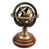 Antique Brass Armillary Sphere (Globe)Desk Accessory,Table Top Decorative Item,Nautical Marine,Armiliary Globe, Unique for Office Use
