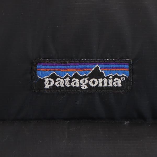 Patagonia На открытом воздухе Куртка пуховик с длинным рукавом XL14 Логотип серии Black Детская Б/У