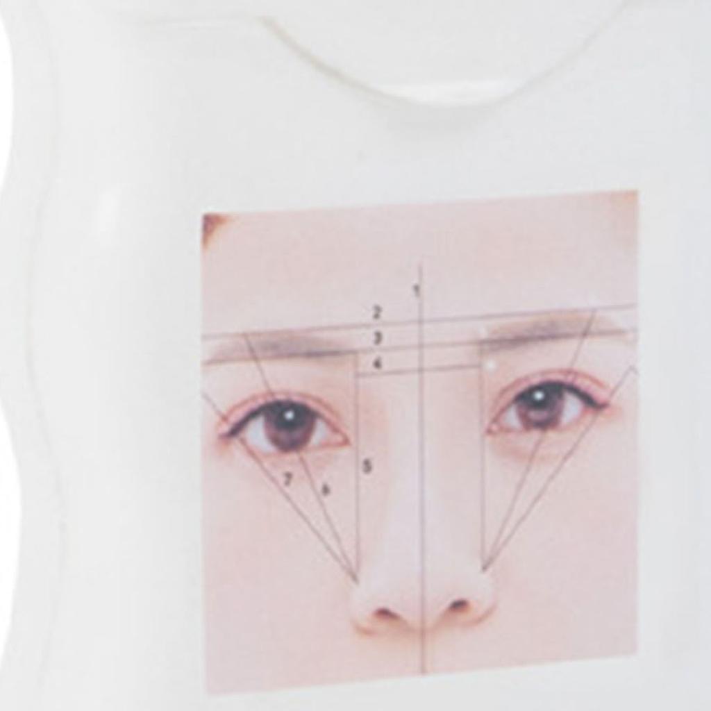 Предварительно нанесенная картографическая строка для инструмента для измерения бровей, точное позиционирование, строка для микроблейдинга, 20 м, Bla