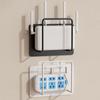 Wall Mounted Router Bracket Easy To Install Storage Rack Multi-purpose Set-top Boxes Bracket