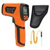 Handheld Thermometer with Color LCD 50:1 Ratio Infrared Non Contact Temperature Gun for Industrial
