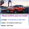 Крышки воздухозаборника для Exeed Xtrim LX Zhuifeng 2020 2024 2024 2024 Автомобиль Под Задним Сиденьем Кондиционер Вентиляционная Решетка Выхлопная Система Аксессуары