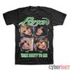 Футболка Poison Футболка Band Talk Dirty To Me Аутентичная футболка в стиле глэм-рок