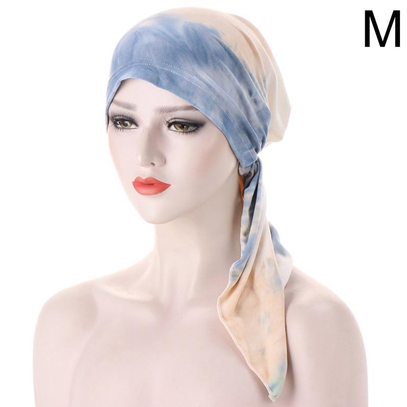 1 шт. модная шапочка для химиотерапии с цветочным принтом, повязка на голову для женщин, тюрбан, мусульманская шляпа, женские аксессуары
