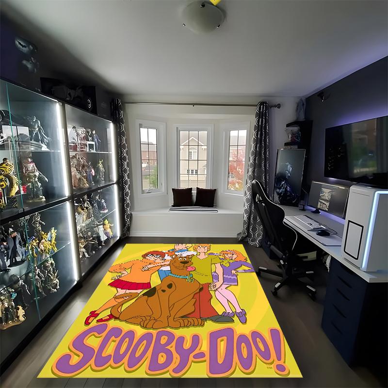 Scooby-Doo Printed Carpet, Rug for Office Chair Living Room Bedroom Kitchen Room Decor Gifts.