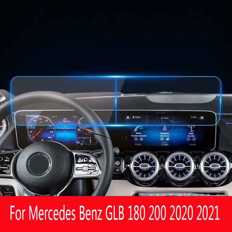 Для Mercedes Benz GLB 180 200 Автомобильная GPS-навигация ЖК-экран Закаленное стекло Защитная пленка Автомобильный интерьер