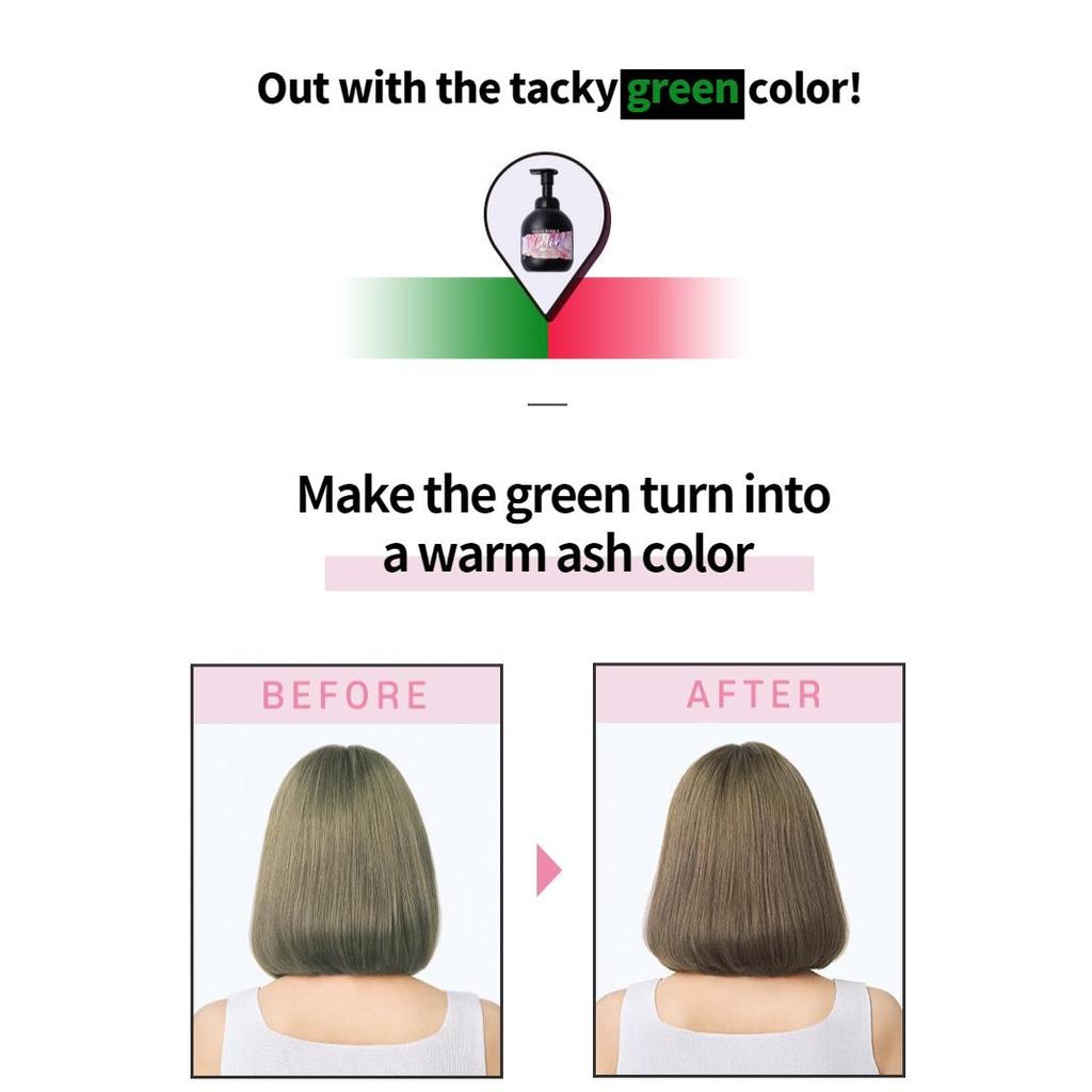 Mise En Scene HELLO BUBBLE COLOR ШАМПУНЬ 400мл (Розовый, Фиолетовый) 2type