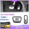 Педали для автомобиля Volkswagen VW Golf 7 MK7 GTI 2015~2024 Крышка для топливного тормоза, акселератора, без сверлильной площадки, аксессуары для внутренних деталей