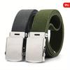1pc Men Belts Canvas Big Size Women Waistband Korean Fashion Casual Teenage Woven Belt