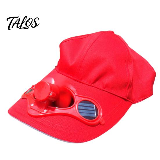 Женская мужская летняя рыболовная кепка на солнечной энергии Cool Fan Beach Boater Hat Gift