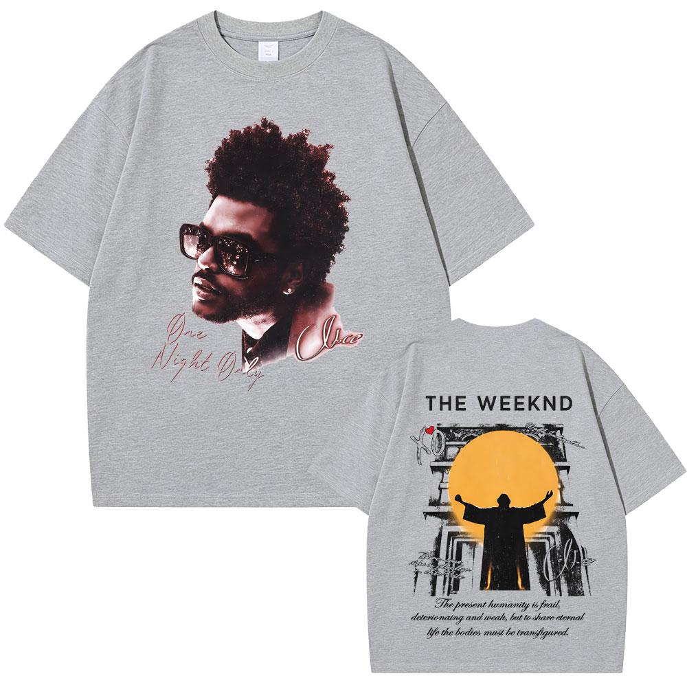 Футболка унисекс The Weeknd XO Tour 2026 Женская Хип-хоп Мода Поп-музыка Короткий рукав Унисекс Повседневная Винтажная Уличная одежда
