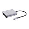 Conceptronic BIAN09G Lettore Schede USB 3.2 Gen 2 Type-C Grigio Alluminio Multi-Card