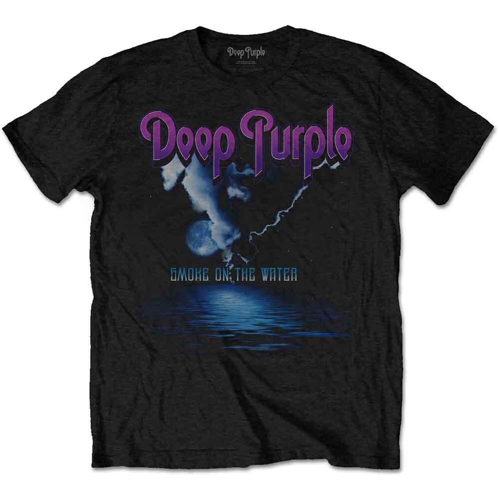 Черная футболка унисекс Deep Purple Smoke On The Water Новая
