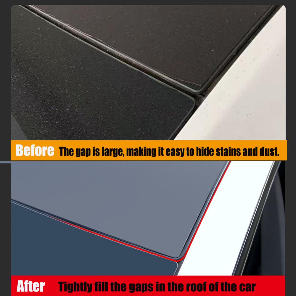 Door Seal Soundproof Kit for Tesla Model Y 2019-2025 Juniper Highland Rubber Weather Draft Seal Strip Wind Noise Kit