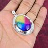 Кулон Rainbow Solar Quartz из стерлингового серебра 925 пробы, ювелирные изделия с подвеской из драгоценных камней ручной работы, подарки для жены, абсолютно новый кулон
