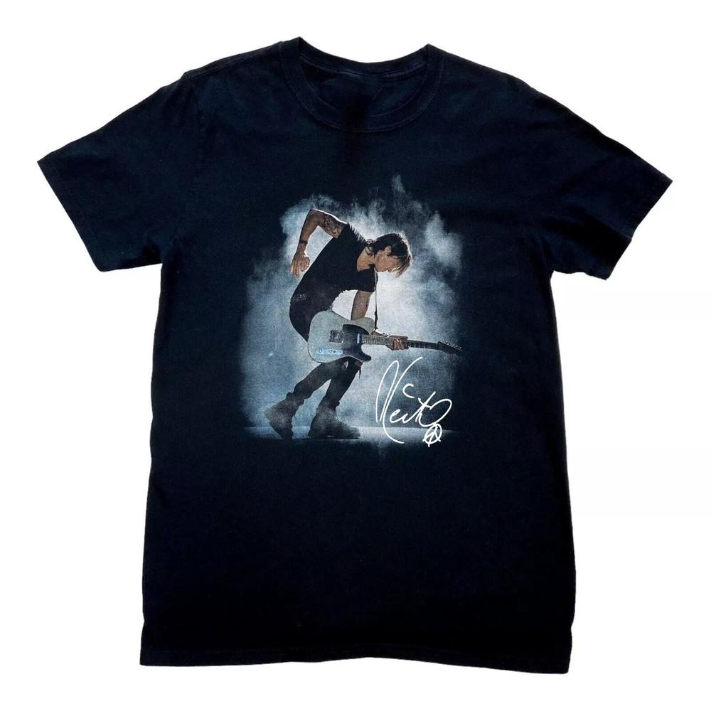 Черная футболка унисекс Keith Urban World Tour Black Signature Полный размер S-5XL