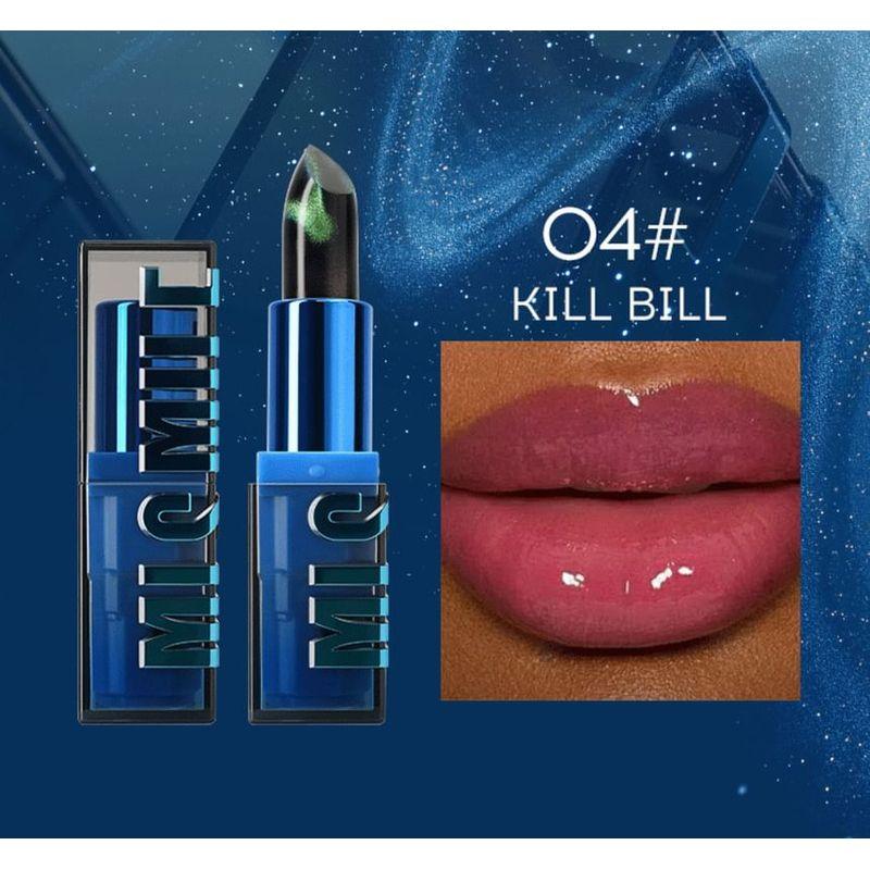 MLSMILE - Помада-хамелеон "Кошачий глаз", мраморный цвет - 4 цвета