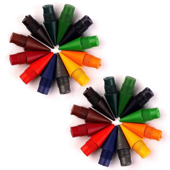 12 Pcs Infinity Forever Pencil Infinite Everlasting Inkless Pencils Set with Eraser And 12 Replacement Tips for Sketch Drawing Writing