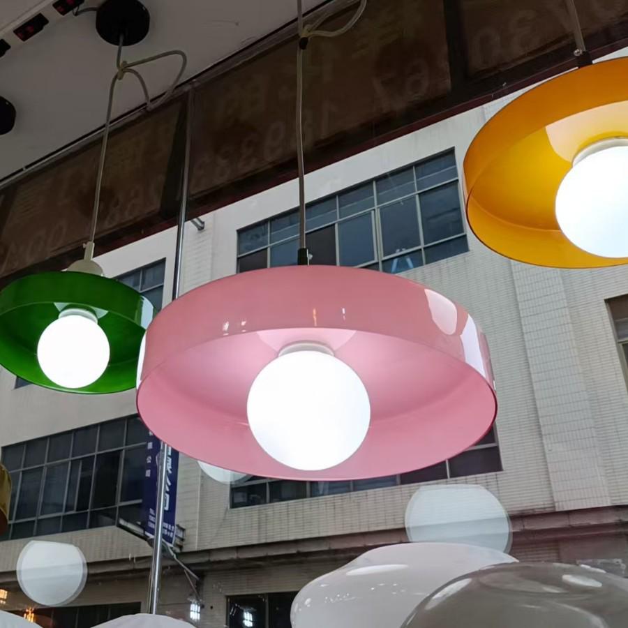 Northern Minimalist Cream Glass Pendant Light for Dining, Bedside, or Bar