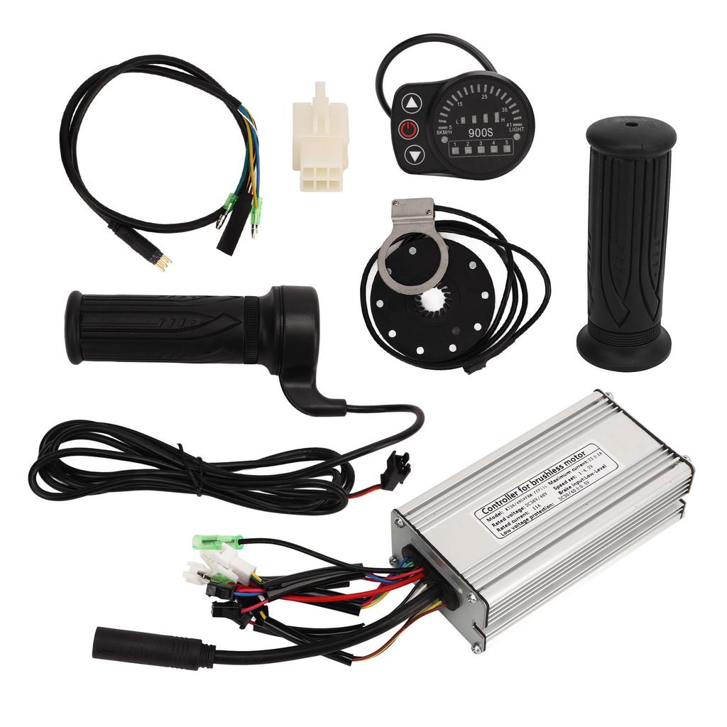 Контроллер синусоидального типа для электровелосипеда 22A, дисплей LED900S, ручка газа, комплект ручек для мотора 500 Вт