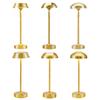 LED Wireless Gold Table Lamp Rechargeable Touch Table Light Stepless Dimmable Creative Night Light for Living Room
