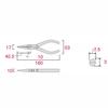Fujiya Long Nose JIS Pliers, Standard, 150mm, 350-150